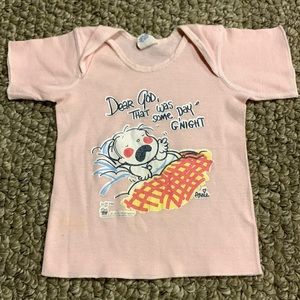 VINTAGE Dear God Kids toddler Tshirt
